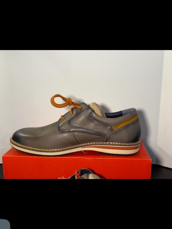 Pikolinos Avila M1T 4050 Leather Lace Up Shoes Dark Grey Mens EU 45/US 11-11.5M main image 12
